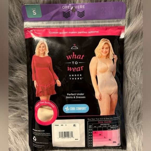 Maidenform Flexees Shapewear Womens Size Small Beige Stretchy High Waist Brief‎ - Picture 3 of 4